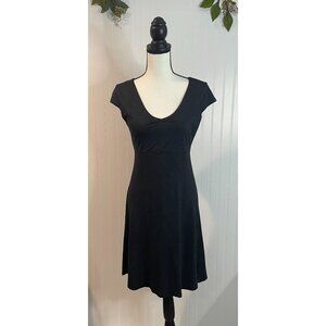 Horny Toad Womens Black A-Line Dress Small Tencel Cotton Blend Size Small